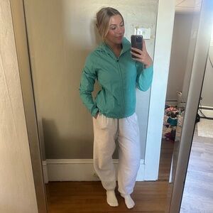 Women's blue Columbia raincoat